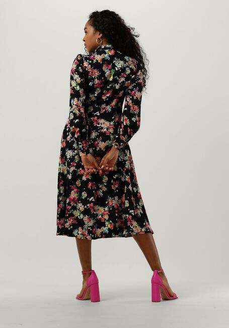 Zwarte Y.A.S. Midi jurk YASALOMA LS MIDI SHIRT DRESS S - large