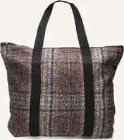DAY ET WOOLEN CHECK BAG Shopper en camel - medium