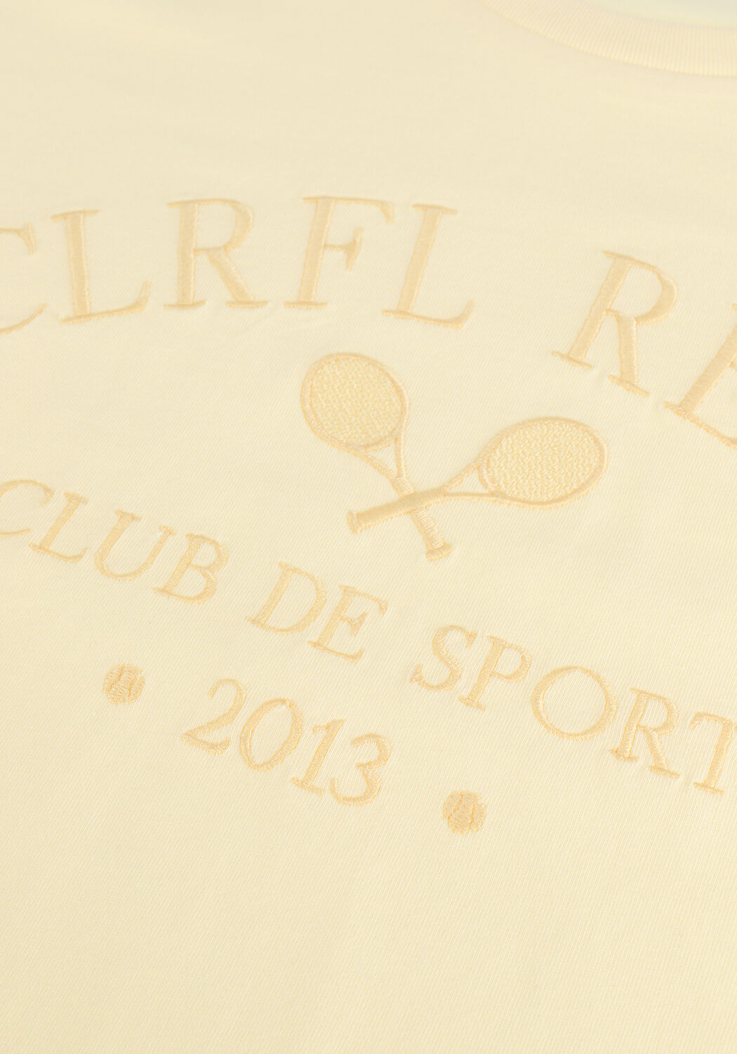 Gele COLOURFUL REBEL T-shirt CLUB DE SPORT BOXY TEE - large