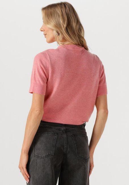 ROUGE EDIT Haut ROUKATE SS O-NECK KNIT en rose - large