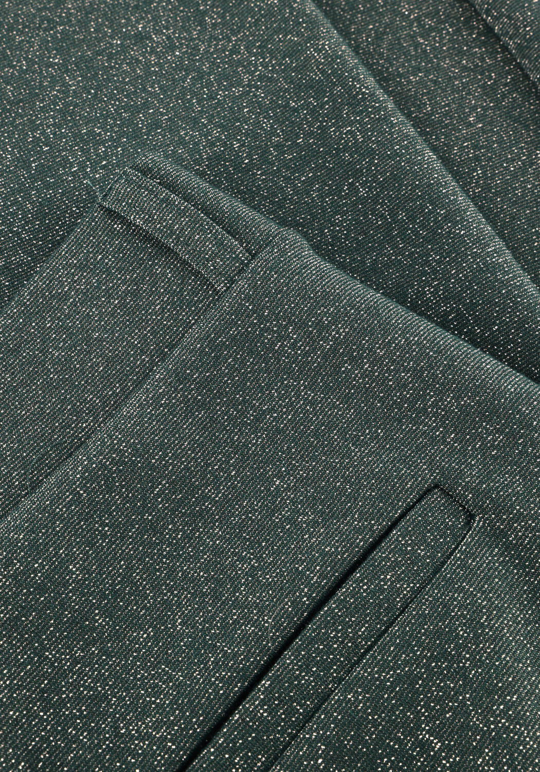 Donkergroene STUDIO ANNELOES Wijde broek LEXIE SPARKLE TROUSERS - large