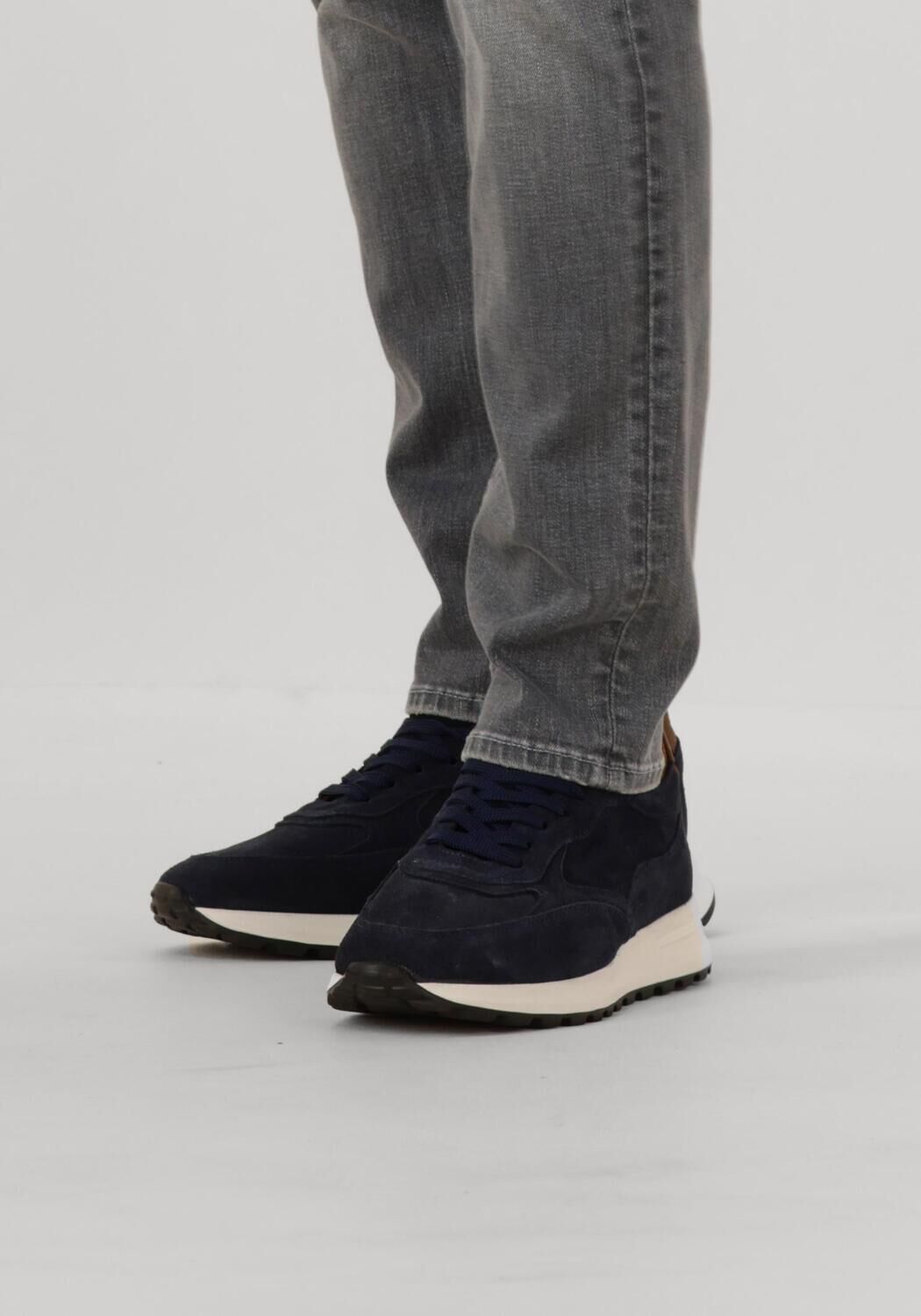 STEFANO LAURAN Baskets basses CHAMP Bleu fonc&eacute; - large