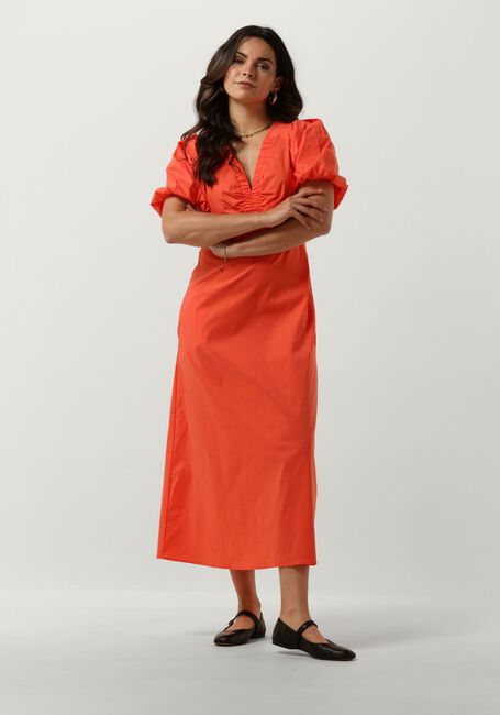 NEO NOIR Mini robe ILLANA POPLIN DRESS en orange - large