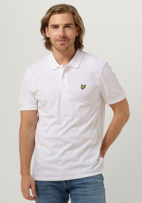 LYLE & SCOTT Polo PLAIN POLO SHIRT en blanc - large