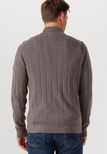 Taupe GENTILUOMO Vest CARDIGAN 8 BUTTONS - large