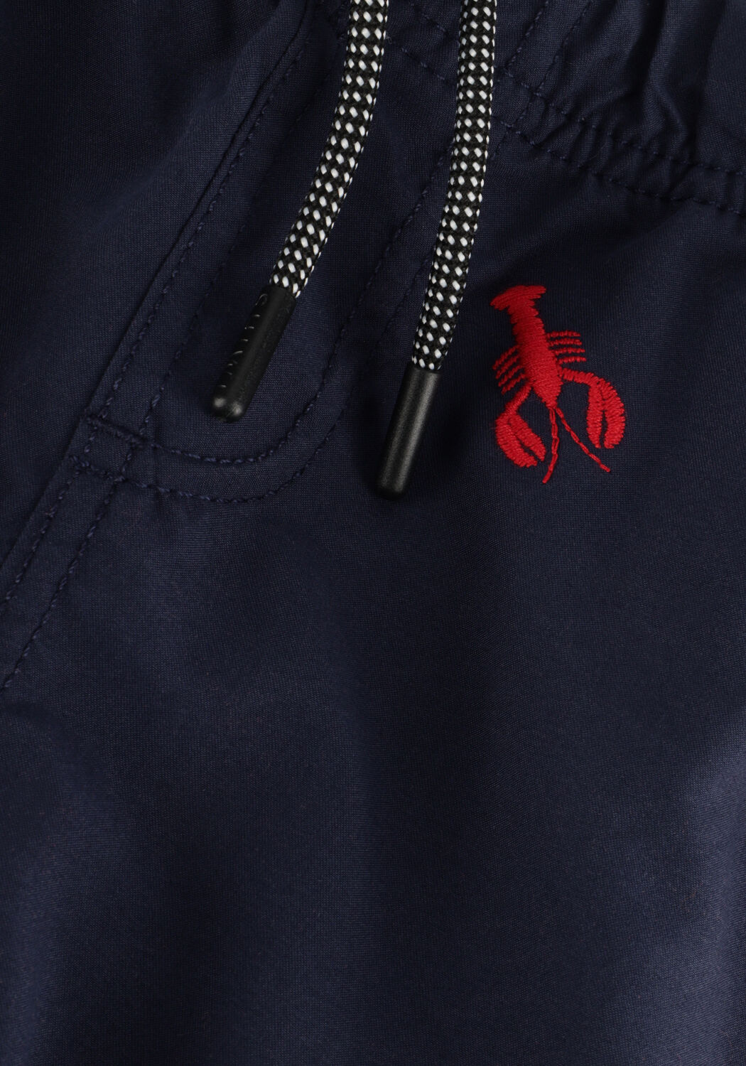 SHIWI Shorts de bain SWIMSHORT LOBSTER EMBROIDERY en bleu - large