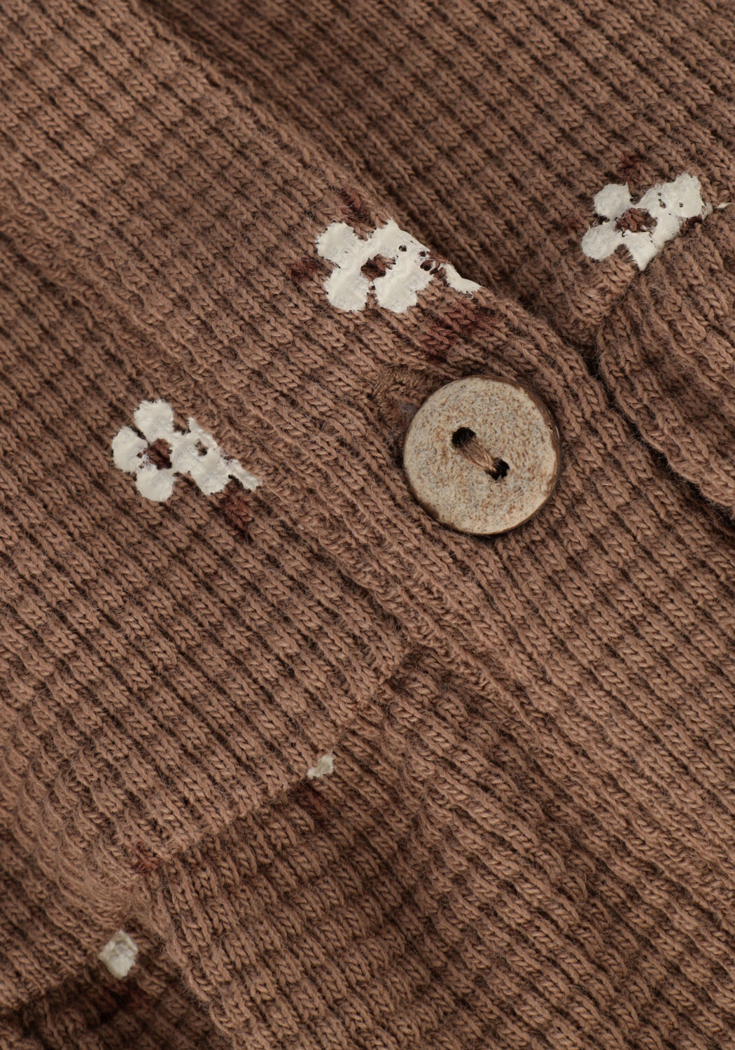 QUINCY MAE WAFFLE BUTTON DRESS Robes en marron - large