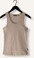 SUMMUM Haut RIB TANKTOP COTTON RIB en beige SUMMUM Haut RIB TANKTOP COTTON RIB en beige - medium