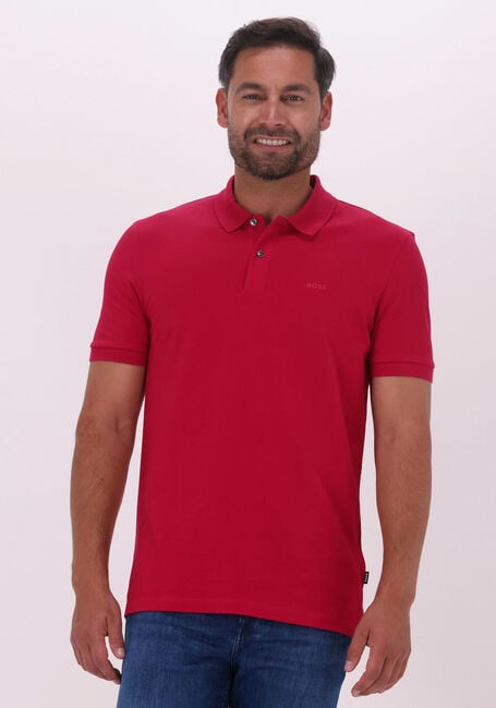 BOSS BLACK Polo PALLAS en rouge - large