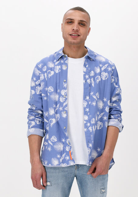 SCOTCH & SODA Chemise décontracté REGULAR FIT BONDED SHIRT Bleu clair - large