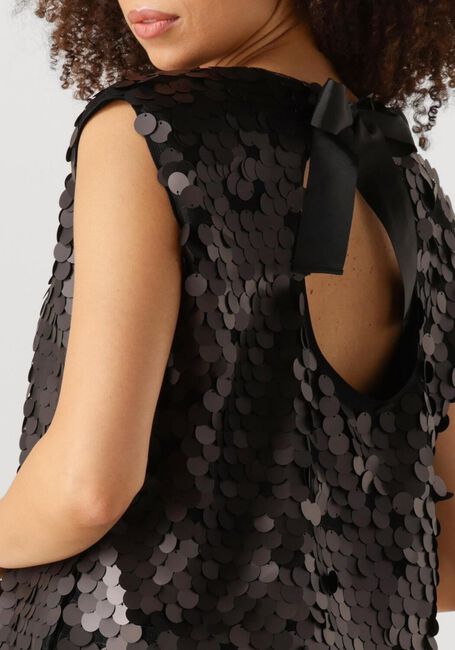 Zwarte CO'COUTURE Top MAXI CC SEQUIN BO BLOUSE - large