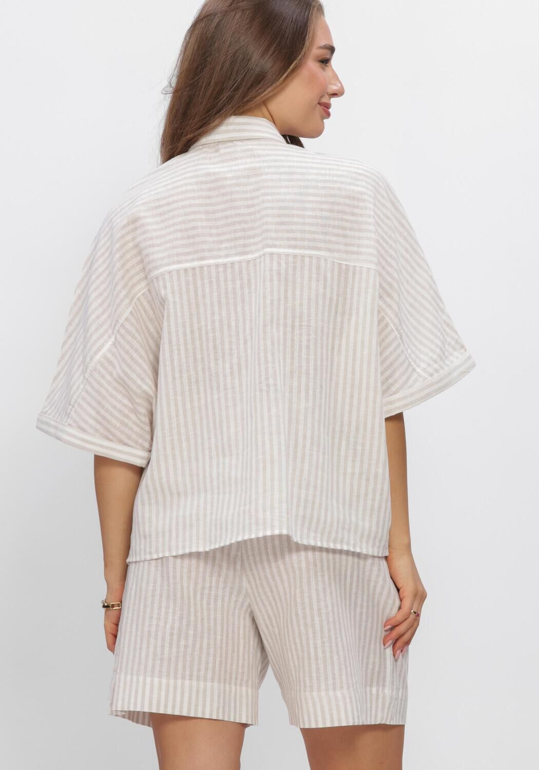 Grijze WITHBLACK  WBLBIANCA BATSLEEVE SHIRT - large