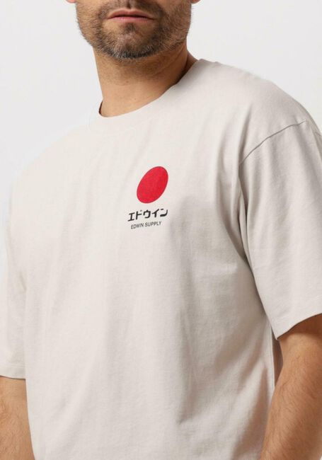 EDWIN T-shirt JAPANESE SUN SUPPLY TS SINGLE JERSEY en beige - large