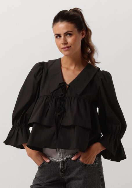 Zwarte CO'COUTURE  CO CRISP COLLOR BLOUSE - large