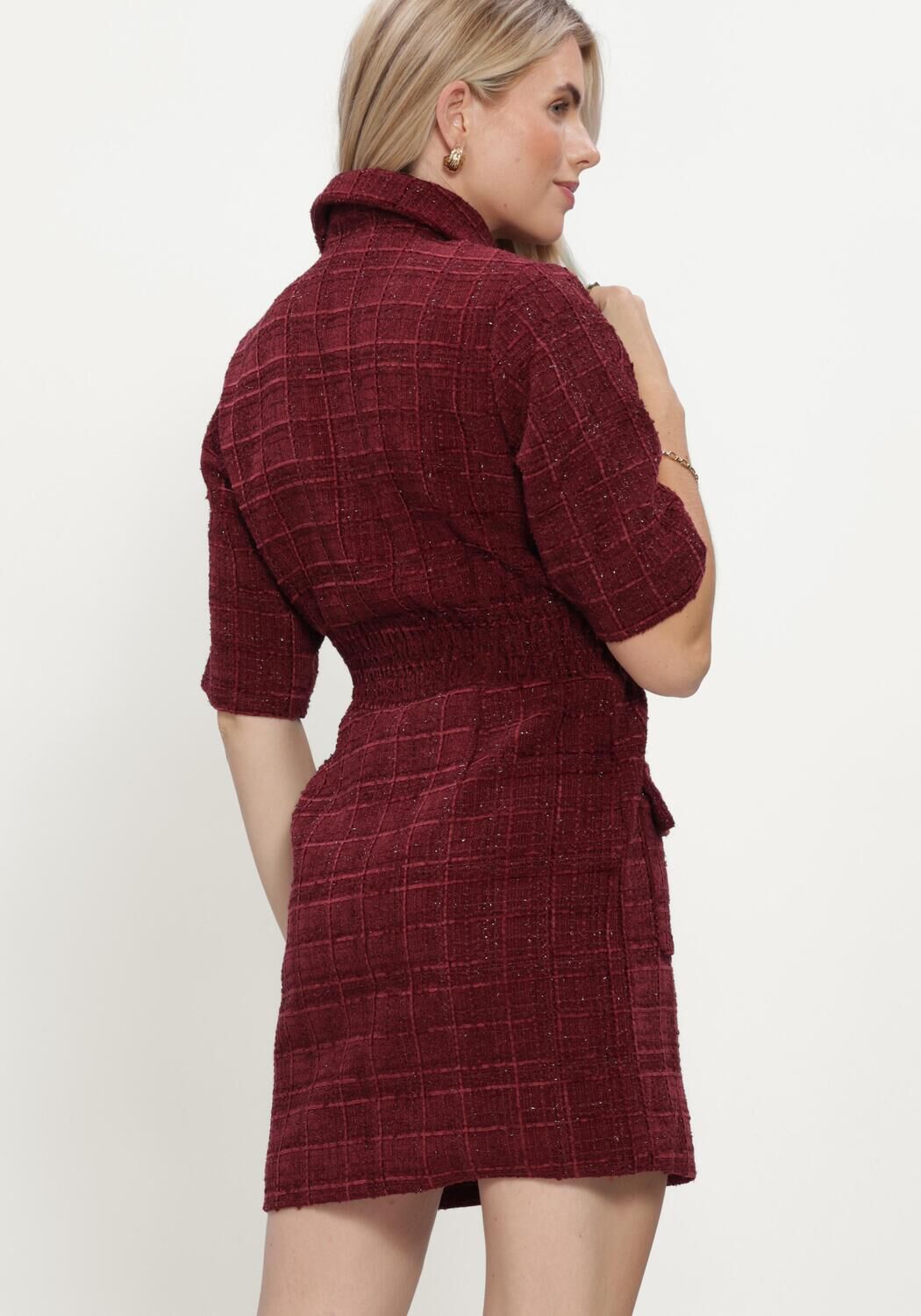 Bordeaux FREEBIRD Mini jurk DELUXE - large