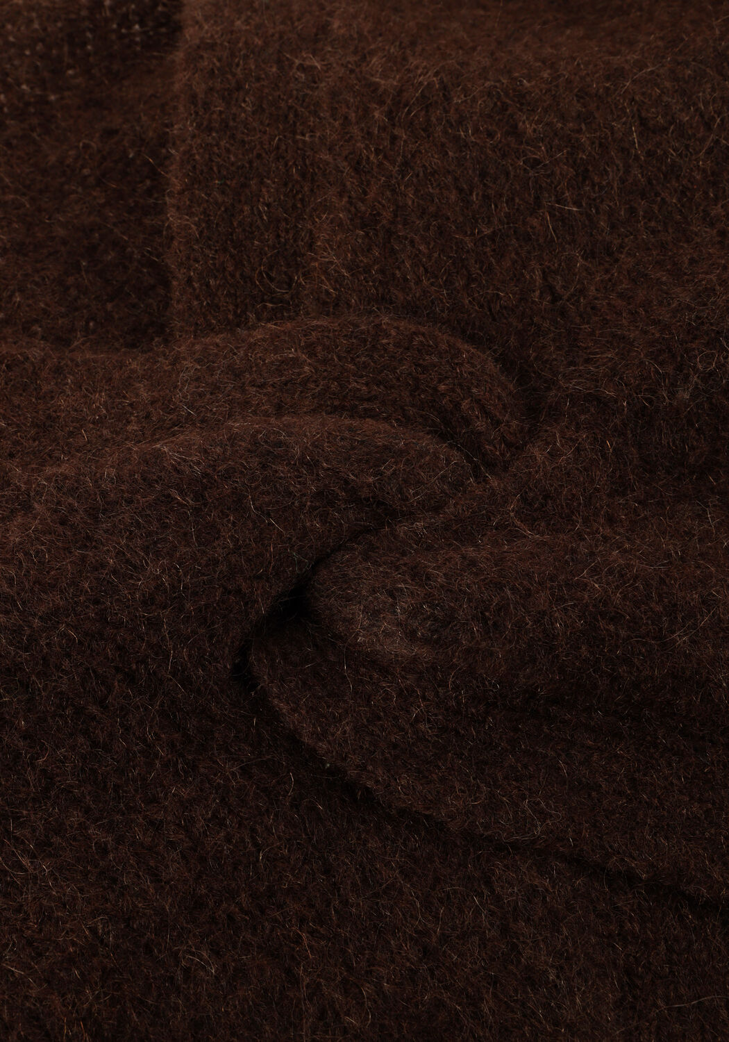 CO'COUTURE Pull COSY TWIST BACK KNIT en marron - large