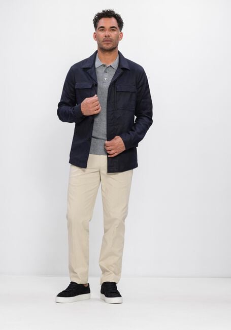 Donkerblauwe PROFUOMO  OVERSHIRT LL GD - large