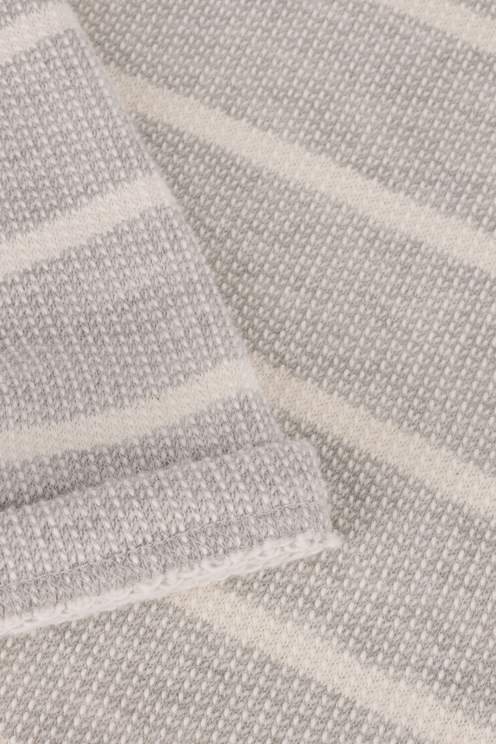 ANERKJENDT Pull AKSAIL STRIPE SWEAT Blanc - large