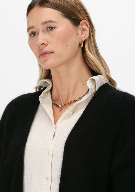 Zwarte BY-BAR Vest ABBY CARDIGAN - large