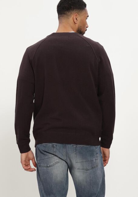 BUTCHER OF BLUE Pull CLIFDEN SWEAT CREW en marron - large