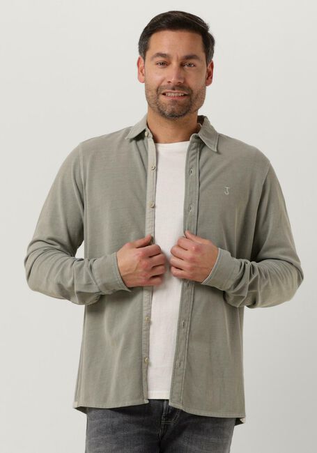 BUTCHER OF BLUE Surchemise ROBBINS CLEAN PIQUE SHIRT en vert - large