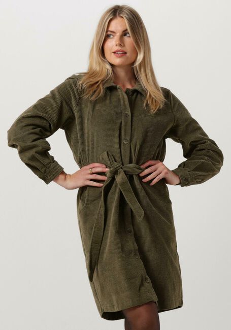 CIRCLE OF TRUST Mini robe DEMY DRESS RIB en vert - large