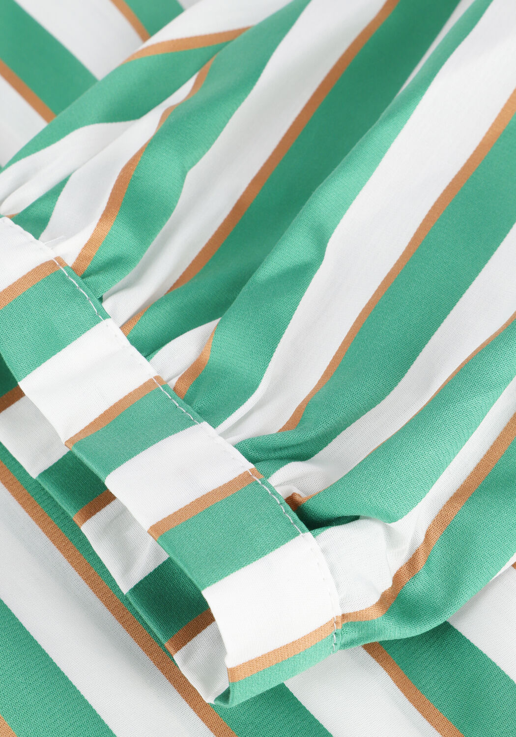 ACCESS Robe midi STRIPED SHIRT DRESS en vert - large