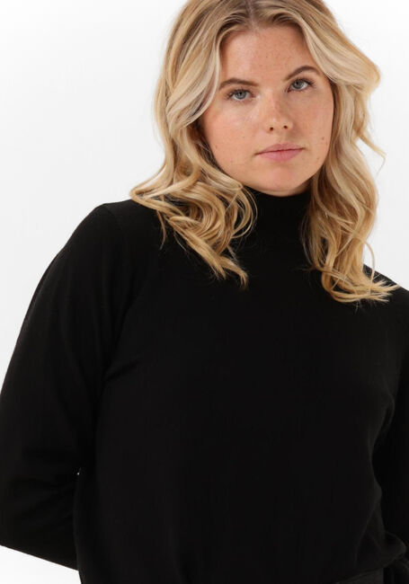 LEVETE ROOM Col roul&eacute; LR-VILKE 2 PULLOVER en noir - large