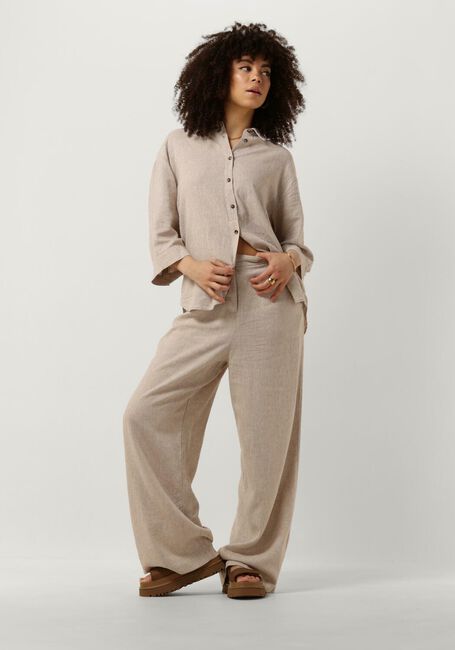 Zand MSCH COPENHAGEN  MSCHJOVENE GINIA 3/4 SHIRT - large