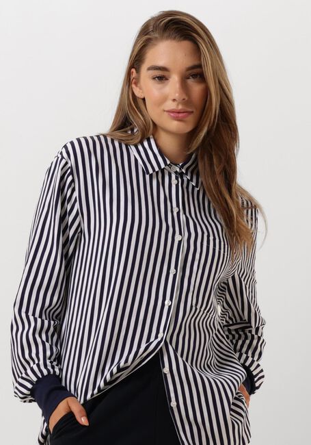 Blauwe PENN & INK  501 BLOUSE PRINT - large