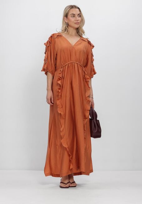 Oranje DANTE6 Jurken DANTE6-ANZUR EMBELLISHED MAXI DRESS - large