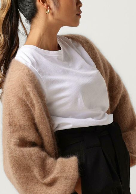 AMERICAN DREAMS Gilet LEE MIDI CARDIGAN en beige - large