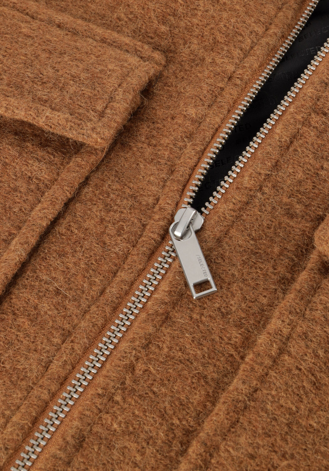 SELECTED MEN Jack SLHJAKOB WOOL BLEND JKT en marron - large