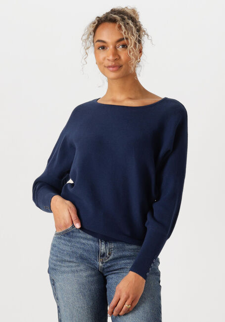 NUKUS Pull BATWING PULLOVER PLAIN Bleu foncé - large