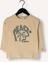 Zand LIL' ATELIER Polo / T-shirt NMMNELO LS LOOSE TOP Zand LIL' ATELIER Polo / T-shirt NMMNELO LS LOOSE TOP - medium