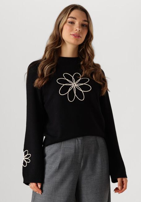 Zwarte OBJECT Trui OBJLANEY RUBIN LS PULLOVER E DIV - large