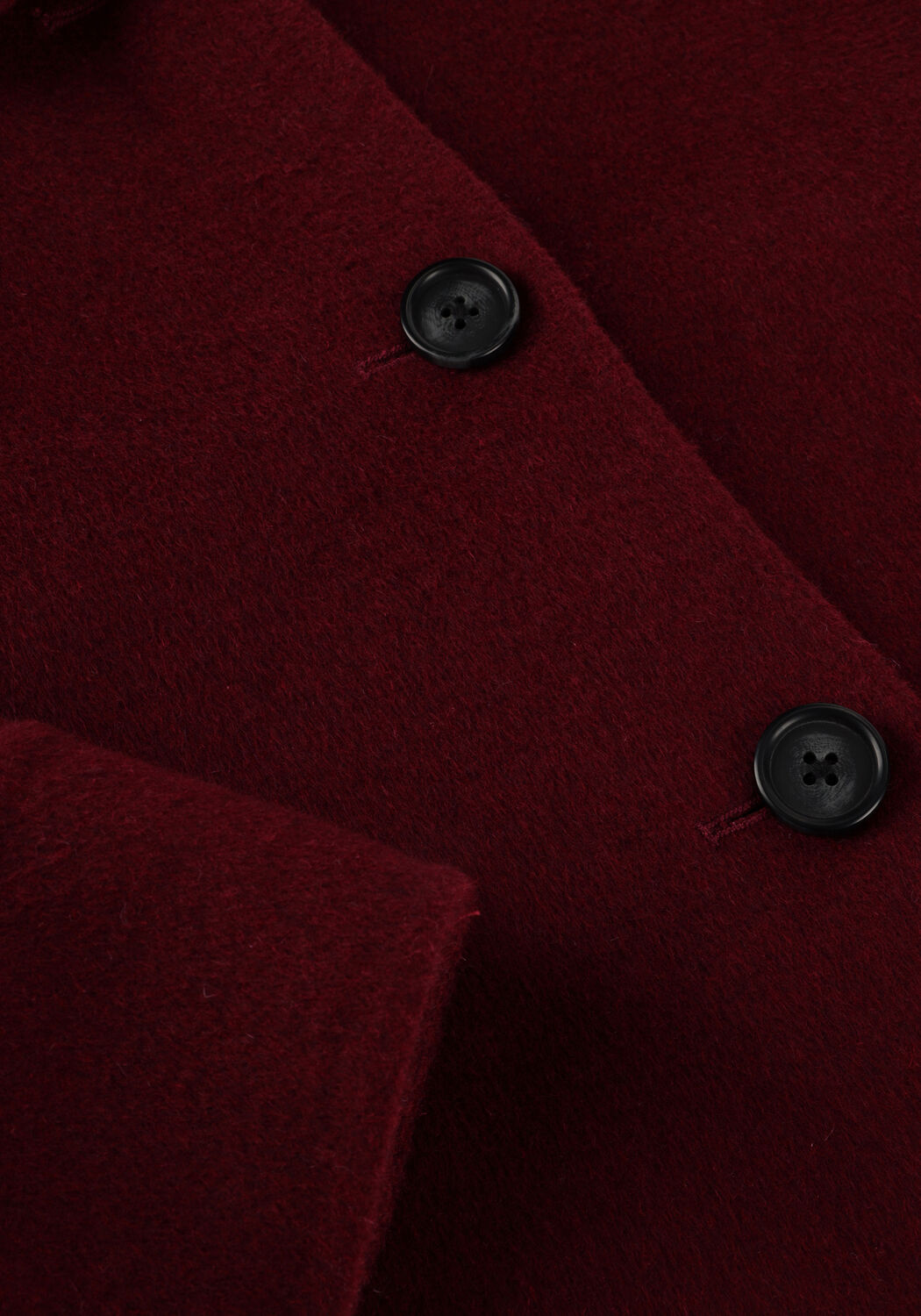 STUDIO AR Manteau Teddy NICOLINA Bordeaux - large