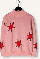 Roze CARLIJNQ Sweater STARS-SWEATER TURTLENECK Roze CARLIJNQ Sweater STARS-SWEATER TURTLENECK - medium