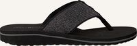 Zwarte TOMMY HILFIGER Slippers ELEVATED METALLIC BEACH SANDAL - medium