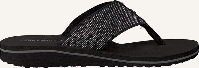 Zwarte TOMMY HILFIGER Slippers ELEVATED METALLIC BEACH SANDAL Zwarte TOMMY HILFIGER Slippers ELEVATED METALLIC BEACH SANDAL - large