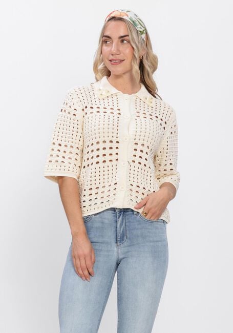 Creme LIU JO  3.0 MAGLIA APERTA M/C - large