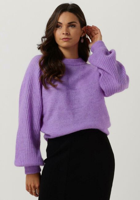 SECOND FEMALE Pull BROOKLINE KNIT O-NECK Lilas - large