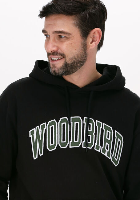 WOODBIRD Pull PACS BALL HOODIE en noir - large