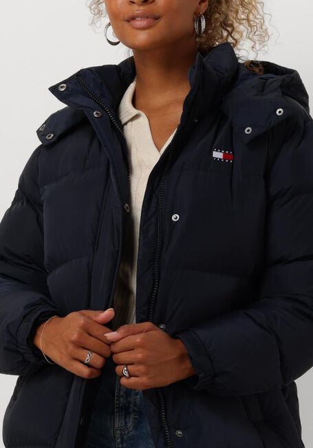TOMMY JEANS Veste matelassé TJW ALASKA LONG PUFFER en bleu - large