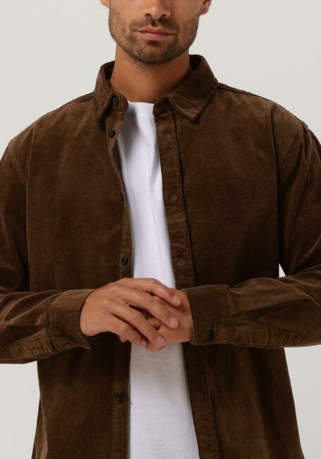 Camel ANERKJENDT Overshirt AKLEIF CORDUROY SHIRT - large