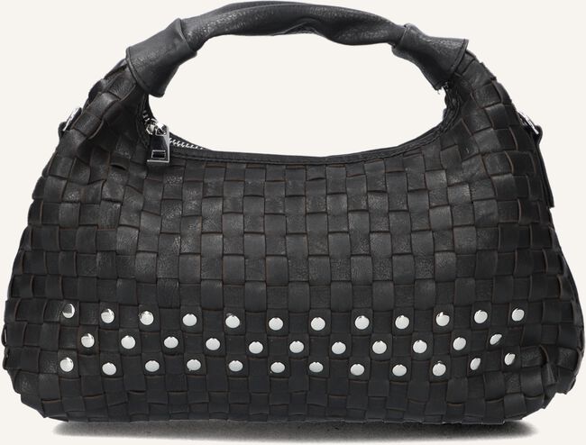 Zwarte NÚNOO Schoudertas DANDY BRAIDED RIVET Zwarte NÚNOO Schoudertas DANDY BRAIDED RIVET - large