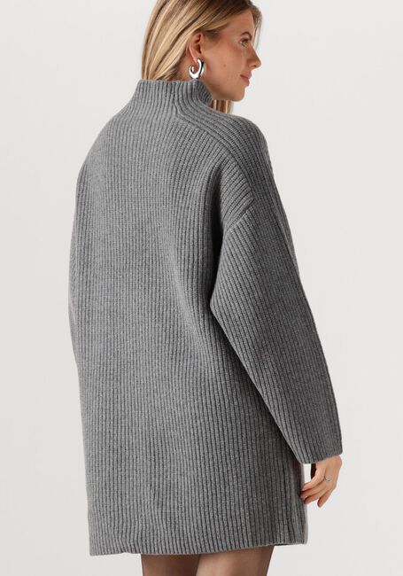 Grijze EDITED Mini jurk NEEA KNIT DRESS - large