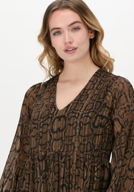 FREEBIRD Mini robe EZRA DRESS en marron - large