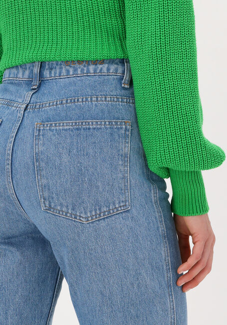 Y.A.S. Straight leg jeans YASZEO MW GF ANKLE JEANSD Bleu clair - large