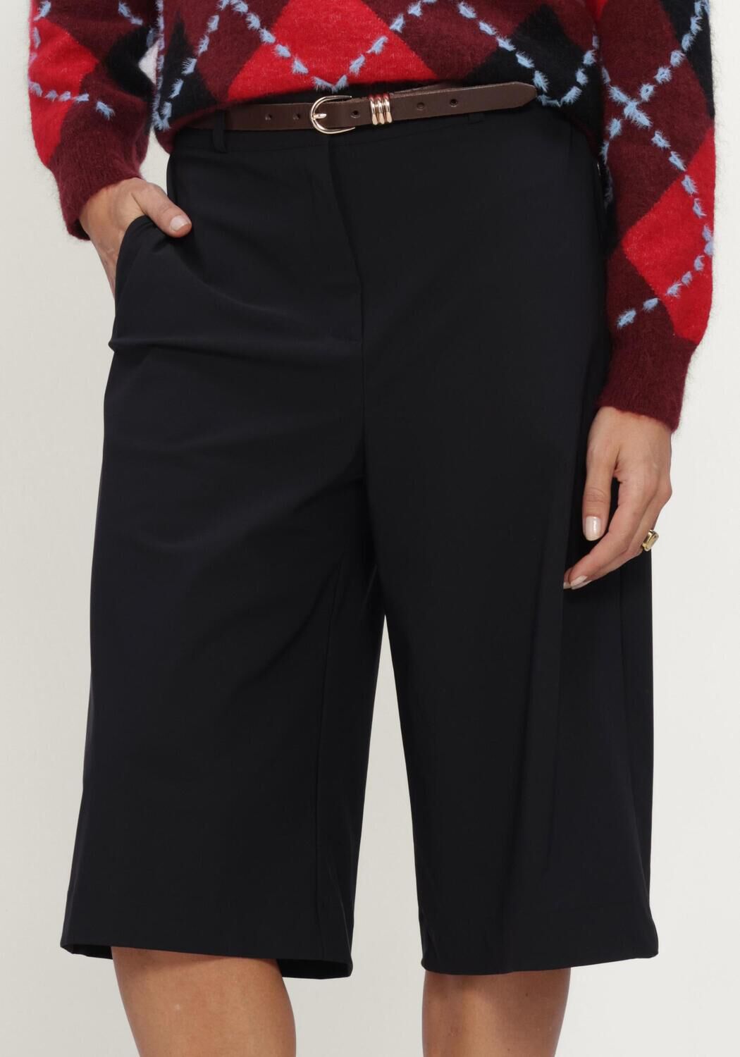 Zwarte STUDIO ANNELOES Culottes Betty bermuda trousers - large